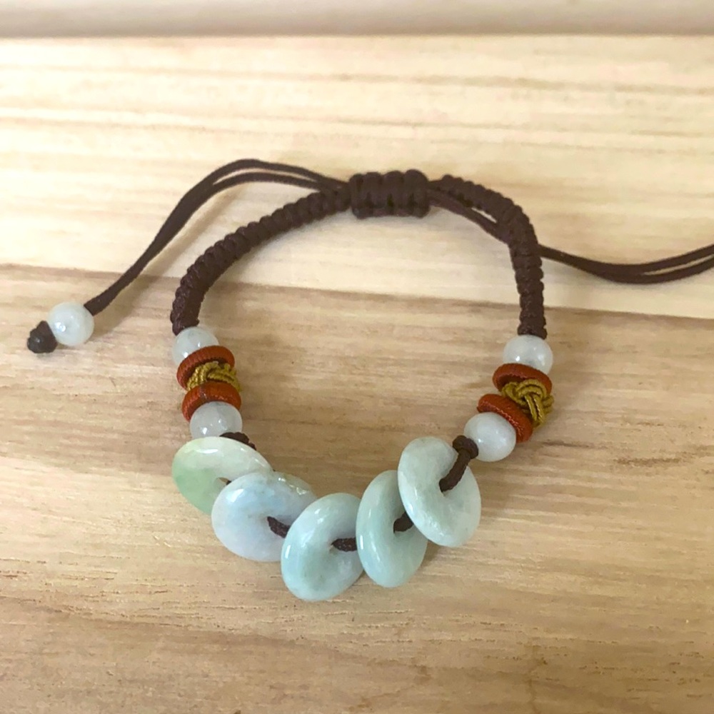 unique jade bracelet. Lucky jade carving bracelets